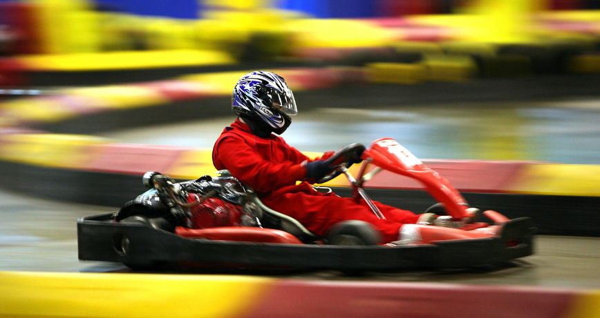 Go Karting at Eddie Irivine Sports in Bangor